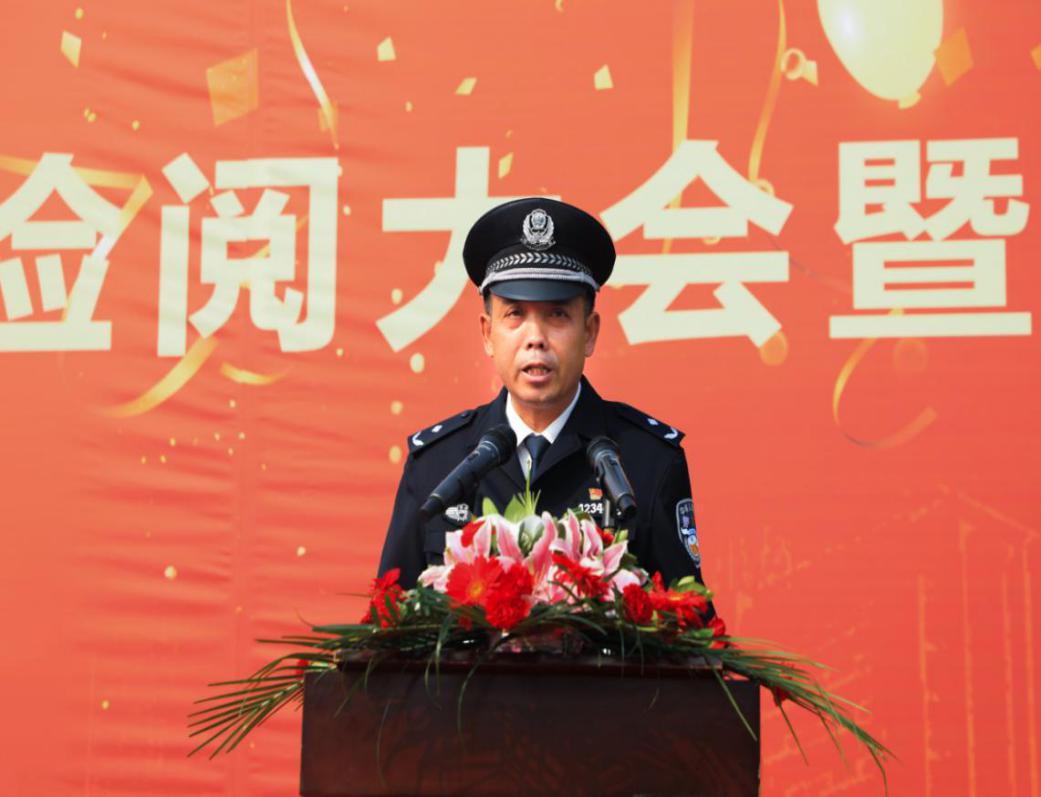 随后武汉警官职业学院党委委员,副院长潘东升代表承训单位讲话,他充分